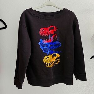 Hoodless Dinosaur pullover sweater Top